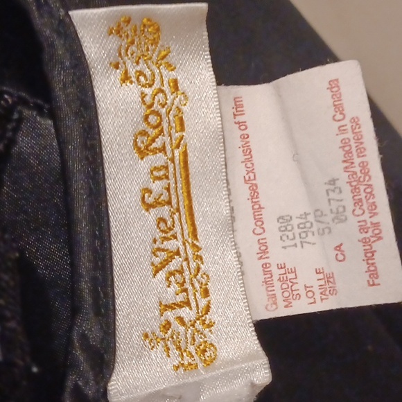 4/$40 Long Black Lacy Silky Nightgown Or Slip - Size Small - Picture 6 of 7